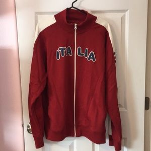 XL ITALIA zippered sweatshirt